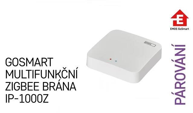 Párování: Gosmart multifunkční Zigbee brána IP-1000Z