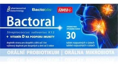 Favea Bactoral + Vitamín D 30 tablet