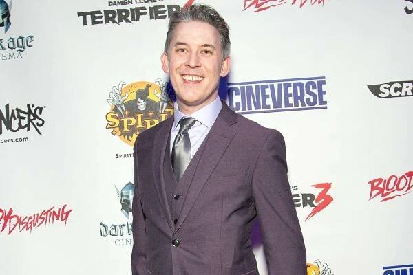 David Howard Thornton attends "Terrifier 3" New York Premiere at Regal Union Square on October 08, 2024 in New York City