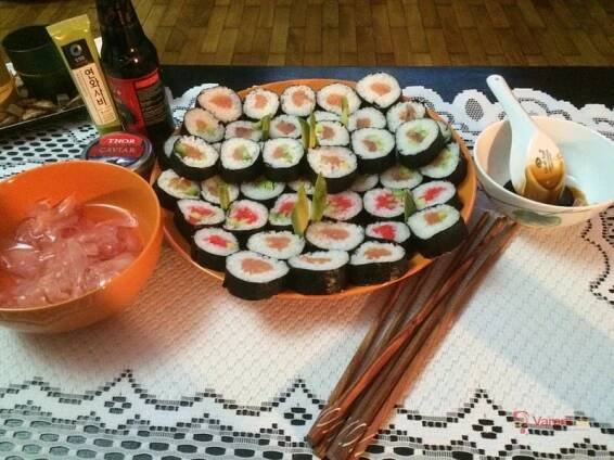 Domácí sushi - fotografie 4