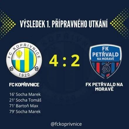 První přípravný zápas jarní části | FC Kopřivnice