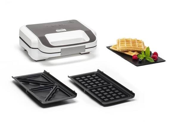Sendvičovač Tefal Multiplates Snack XL SW701110 Nerezový/Bílý
