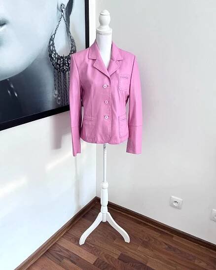 Kožená bunda Alba Moda vel M/L