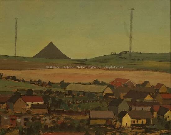 František Gross / Kraji s vysílači - detail aukce « Aukce « Aukční Galerie Platýz
