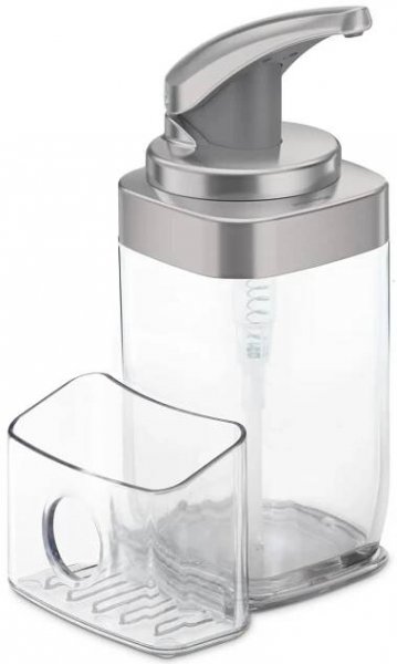 Dávkovač saponátu s držákem na houbičku Simplehuman 650 ml