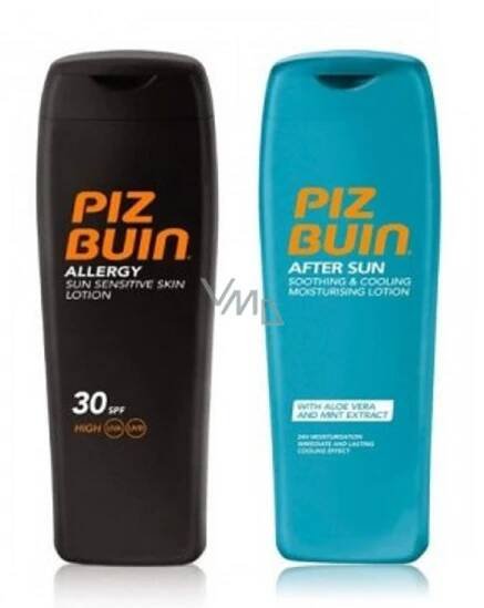 Piz Buin SET Allergy Lotion SPF30+After Sun Soothing Lot set 200+200ML - FAnn parfumerie