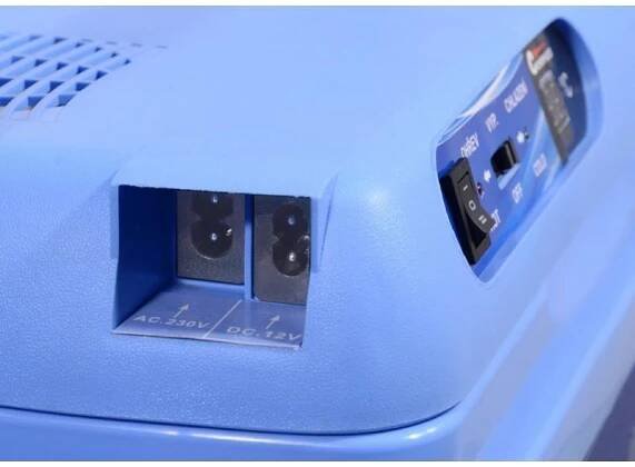 Chladící box Compass 25L BLUE 220/12V LED 07121  + praktická mycí rukavice