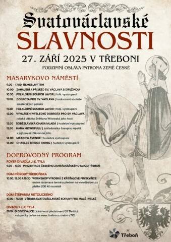 Svatováclavské slavnosti v Třeboni + trh | Třeboň a okolí - Třeboňsko.cz