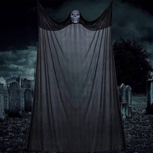 DUCH ZJAWA DEKORACE HALLOWEN ZÁVĚSNÁ NA DVEŘE OKNA PREMIUM pavouci Značka ostatní