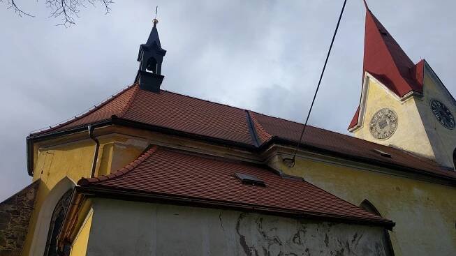 Realizace - klempířství | Kostel Všech Svatých, Stojice | PARIO