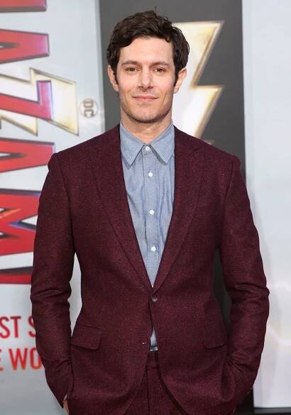Adam Brody Suits Up in 'Shazam' Sequel Photo