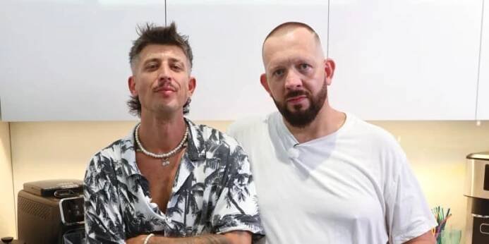 Filip Jankovič s partnerem Karlem