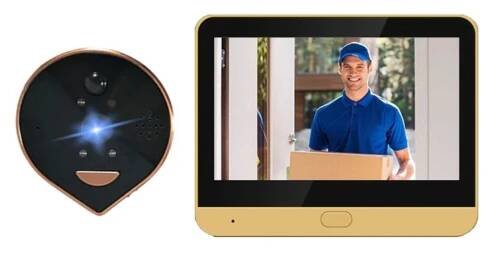 WiFi digitální dveřní kukátko Secutek STZ-DB005P