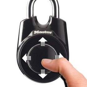 Master Lock Visací zámek s číselným kódem 55mm černý (1500iEURDBLK)