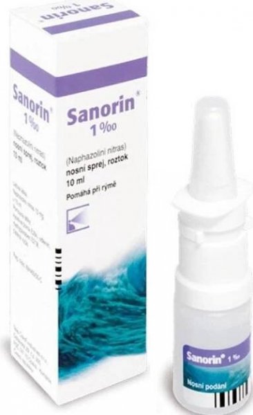 SANORIN NAS 0,5MG/ML NAS SPR SOL 1X10ML