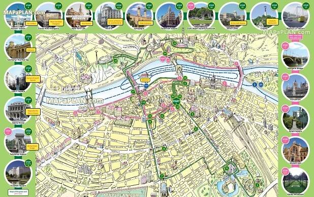 Budapešť: Památky Mapa – Nejznámější místa + Jak projít?