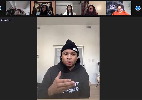 Rosie Perez and Ryan Jamaal Swain Visit 'Voices in the Classroom' Education Program
