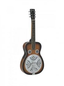Resofonické kytary | Dimavery RS-600, rezofonická kytara (Dobro) s hranatým krkem | Kytary - klasické, akustické, elektrické, baskytary | Kytary-shop.cz