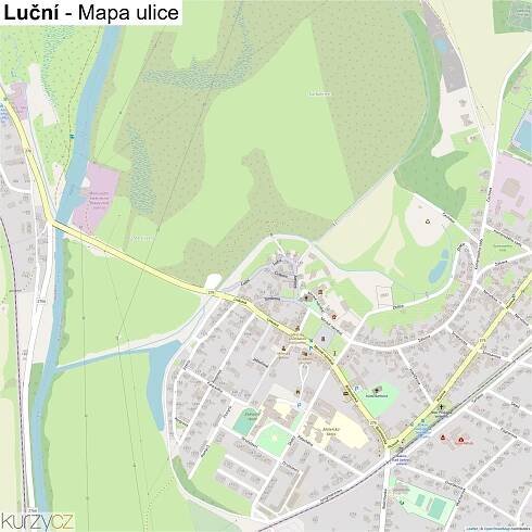 Luční - mapy | Kurzy.cz