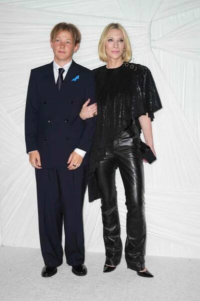 Roman Upton and Cate Blanchett at The Albies, Clooney Foundation for Justice in September 2024