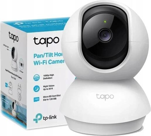 BEZDRÁTOVÁ OTOČNÁ IP KAMERA TP-LINK TAPO C200 1080p Full HD 1920x1080