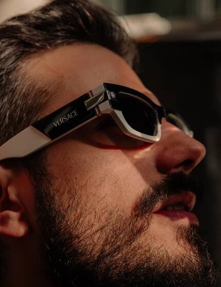Gianmarco Saurino for Versace Eyewear_ Video & Photo Production