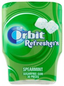 Wrigley's Orbit Refreshers Spearmint žuvačky 30ks