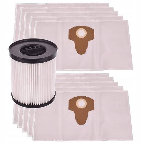 10x SÁČKY FILTR do vysavače PARKSIDE PWD 12 A1, 20 A1 25 A1 30 A1 1400 H4