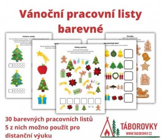 Vánoční pracovní listy barevné - Nezařazené k předmětu | UčiteléUčitelům.cz