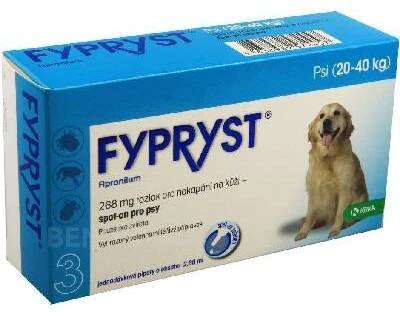 Fypryst spot on a.u.v. L (pes 20-40kg) sol 1x2,68 ml