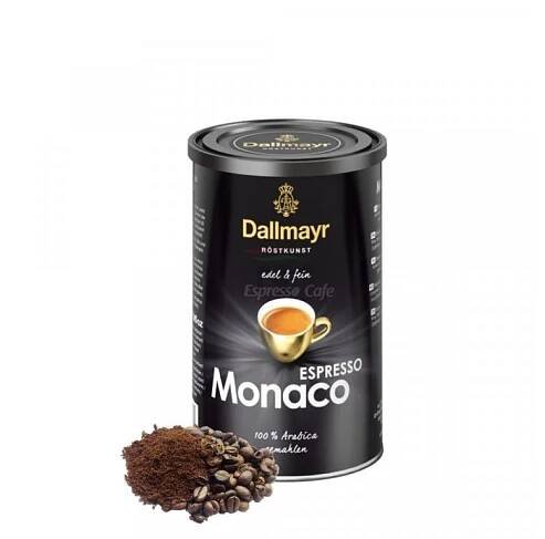 Dallmayr Espresso Monaco dóza mletá Káva 200 g ⇒ 119 Kč - ✔️ Dallmayr mletá káva | Nejkafe.cz