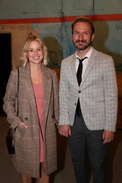 After party po premiéře filmu Buď chlap: Patricie Pagáčová s manželem Tiborem