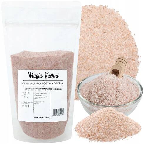 HIMALÁJSKÁ sůl JEMNÁ růžová BEZ PŘÍMĚSÍ 1kg