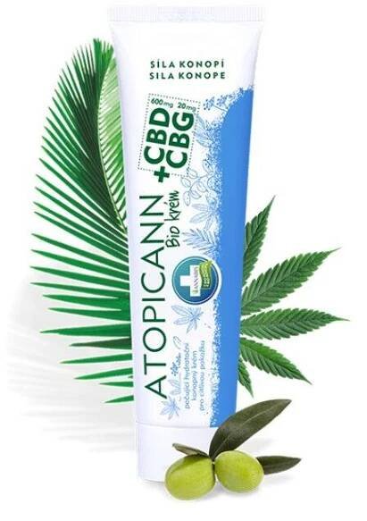 16820 atopicann cbd cbg bio konopny krem na atopicky ekzem a psoriazu 100 ml annabis