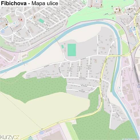 Fibichova - mapy | Kurzy.cz