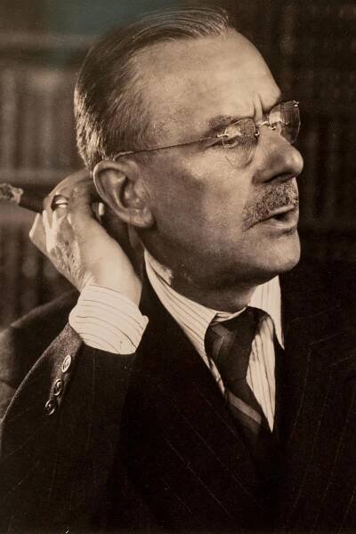 A portrait of Thomas Mann