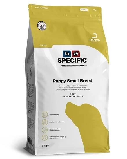 SPECIFIC Dog CPD-S Puppy Small Breed 7 kg krmivo pro štěňata malých plemen v eshopu FERA24.CZ za nejnižší cenu, recenze