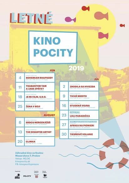 Kino Pocity premietne filmy pod hviezdnou oblohou Prešov