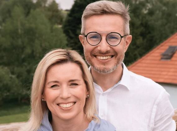 Prezidentská kandidátka Danuše Nerudová a její manžel Robert Neruda