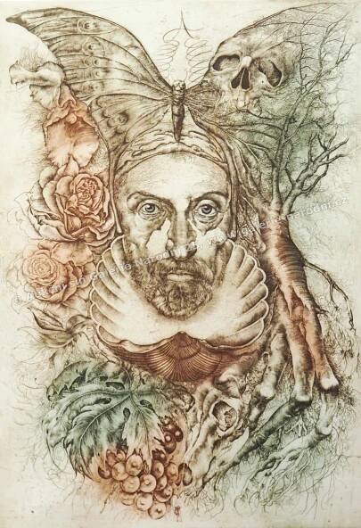 Aukce obrazů | Hommage Giuseppe Arcimboldo | Kulhánek Oldřich | Galerie Národní 25 s.r.o.