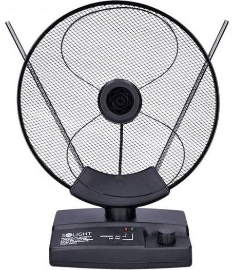 Solight pokojová anténa, DVB-T2/FM, 36dB