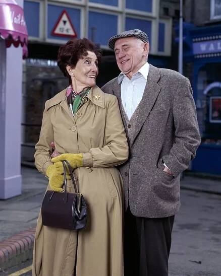 June Brown and John Bardon as Dot and Jim Branning