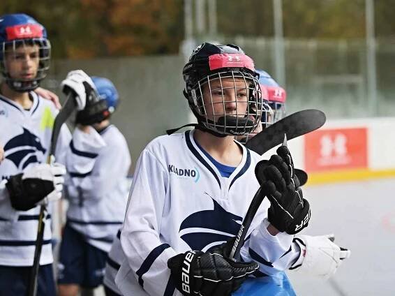 HBC Kladno - HBC Rakovník 8:3 / Hokejbalová liga starších žáků / 22. 10. 2022