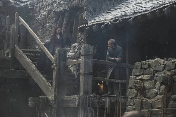 Hra o trůny - Synové Harpyje - Z filmu - Carice van Houten, Stephen Dillane