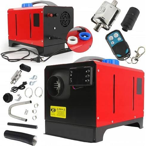 SPALINOVÝ OHŘÍVAČ OLEJOVÉHO DMYCHADLA NEZÁVISLÉ TOPENÍ ON 12/230V 9KW