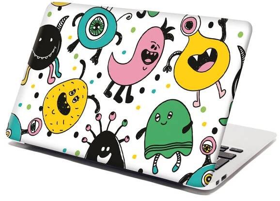 Samolepka na notebook Příšerky