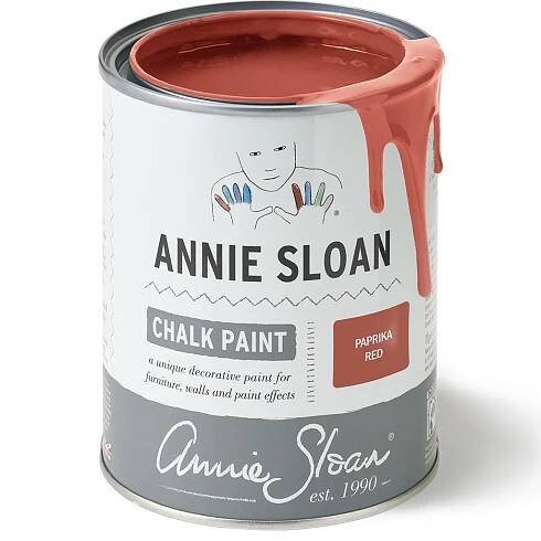 Křídová barva Annie Sloan Paprika red 1 l