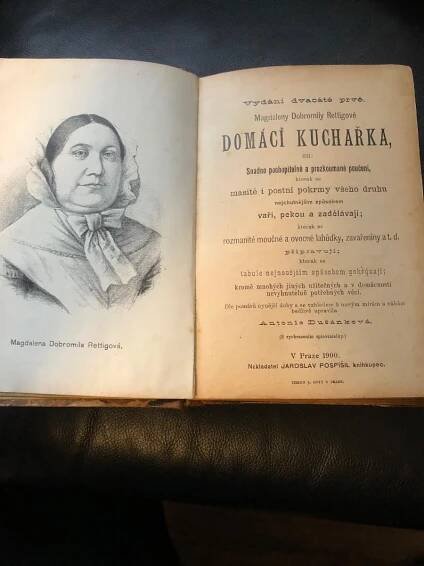 Domácí kuchařka Magdaleny Dobromily Rettigové rok 1900 - Knihy a časopisy