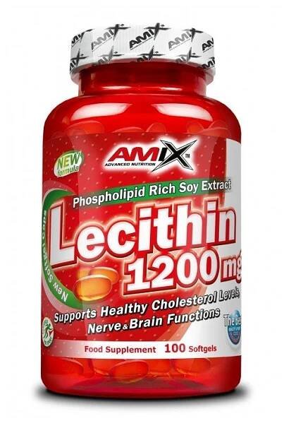 AMIX Lecithin 1200mg 100 tablet - Nejlevnějšíprotein.cz