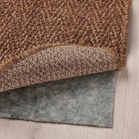LYDERSHOLM Hladce tkaný koberec, vn./venk. - středně hnědá 160x230 cm